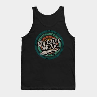 Christine McVie // Retro Circle Crack Vintage Tank Top